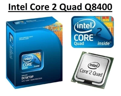 Intel Core 2 Quad Q8400 SLGT6 Quad Core Processor 2.66GHz,Socket LGA775, 95W CPU - Image 1 of 4