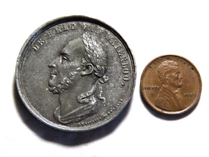 1865 NETHERLANDS MEDAL COMMEMORATING 50-YEAR ANNIVERSARY of WATERLOO   F2 - Picture 1 of 2