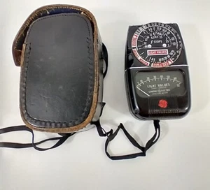 Vintage 1940's GE General Electric Light Exposure Meter Type DW-48 W/ Case - Picture 1 of 12