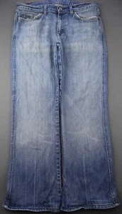 Vintage 2005 Women's 7 For All Mankind Jeans A Pocket Boot USA Sz 30 (Msr 31x25) - Picture 1 of 10