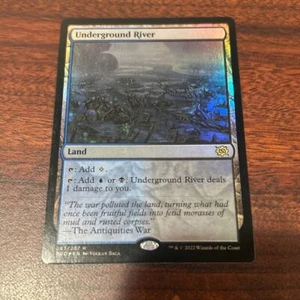 Magic The Gathering Underground River The Brothers' War 267/287 lámina rara - Imagen 1 de 2