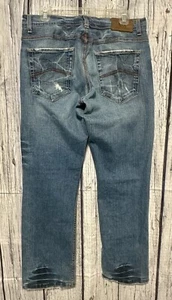 AX Armani Exchange Jeans Men's Light Destroy Cotton Made In USA Size 33 Reg - Picture 1 of 13