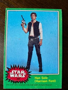 Han Solo ~ Harrison Ford ~ 1977 Topps Star Wars #260 - Imagen 1 de 2