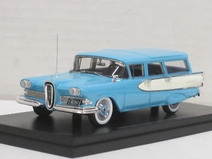 Edsel Villager 1958 Station Wagon blau/weiß NEU Esval EMUS43086A 1:43 limitiert - Bild 1 von 9