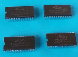 TMM2016AP-15 Toshiba Static RAM, 2K x8,16K, 24 Pin, Kunststoff, DIP NEUTEILE - Bild 1 von 4
