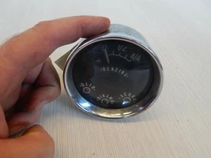 strumento originale vintage auto lancetta benzina + spie dinamo acqua olio - Picture 1 of 6