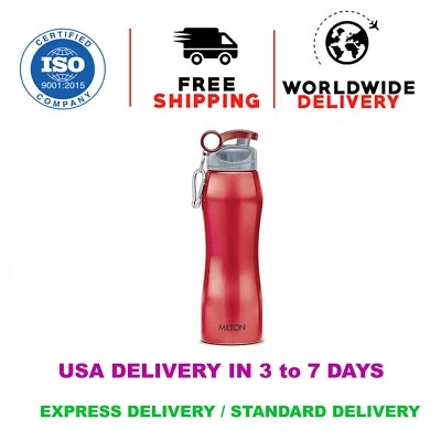 Бутылка для воды MILTON Hawk 750 из нержавеющей стали, 750 мл, красная утечка C8049 - Изображение 1 из 4
