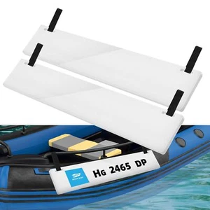 Registration Number Plate for Inflatable Dinghy and Dinghy BoatPlastic Boat R... - Picture 1 of 5