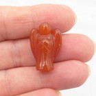 Gemstone Angel Statue Ornament Hand Carved Clear Quartz Amethyst Opalite Jasper