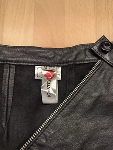 Ledapol Echtleder Minirock mit Zip GR. M - Bild 1 von 2