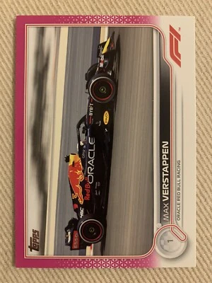 2022 Topps Formula 1 F1 Max Verstappen #109 Fuchsia /150 - Image 1 of 2