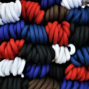 Cordones gruesos redondos de poliéster para botas - 5/6 mm - ideales para caminar senderismo, trabajo... - Imagen 1 de 8