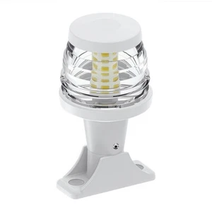 Boat 10-24V All-round Navigation Light Fixed Mount Base LED Lamp Signal Light - Foto 1 di 6