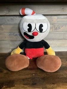 Jumbo Cuphead Plush Doll 15” Hot Topic Limited Edition 2019 - Picture 1 of 3