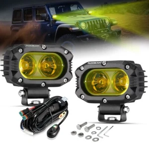AUXBEAM 4" 12V 24V Car LED Work Light Bar Flood Light Driving Offroad Truck SUV - Picture 1 of 12