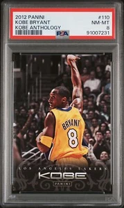 Kobe Bryant 2012 Panini Anthology #110 Los Angeles Lakers PSA 8 - Picture 1 of 2
