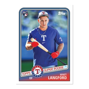 2024 Throwback Thursday Set 33 Card 98 Wyatt Langford Rookie Card-Free Shipping! - Picture 1 of 1