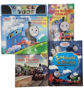 Thomas The Tank Engine & Friends Picture Book Lot of 4 Happy Birthday Bedtime - Picture 1 of 23