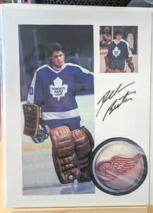 Allan Bester Toronto Maple Leafs Det Red Wings Signed Media Picture Page,Poster - Picture 1 of 1