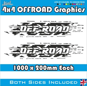 4x4 Off Road Landrover Shogun Pajero RAV 4 Rayas Calcomanías Adhesivas Gráficos 025 - Imagen 1 de 3