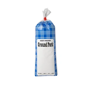 - 190008 Ground Pork Freezer Bags, 1 Lb. (Pack of 1000) - Picture 1 of 3