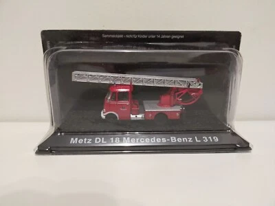 METZ DL 18 MERCEDES-BENZ L 319 BOMBEROS FIRE 1/72 IXO NUEVO NEW MINT IN BLISTER - Imagen 1 de 4