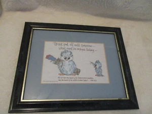 Gretchen Clasby OKC~Framed~Matted Print~1992~Do not put off until tomorrow... - Picture 1 of 10