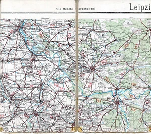 Dessau Magdeburgo Zerbst Bernburg 1920 orig. Scheda parziale/Ln. Köthen Staßfurt Lindau - Foto 1 di 1