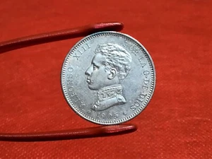 ESPAÑA 2 PESETAS PLATA ALFONSO XIII 1905 *19*05 SMV - Imagen 1 de 4