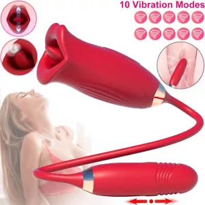 Vibratoren Vibration mit Stoßfunktion Dildo Vibrator Sex Spielzeug für die frau - Bild 1 von 11