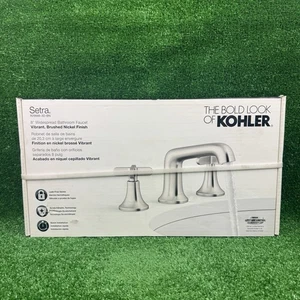 Kohler Setra 8 in. Widespread 2-Handle Bathroom Faucet in Vibrant Brushed Nickel - Picture 1 of 2
