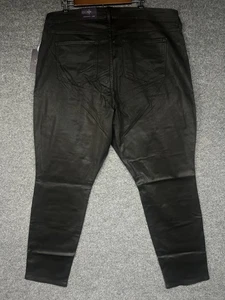 NEU NYDJ Not Your Daughters Jeans Alina Legging Lift Tuck Lederoptik Jeans 22W - Bild 1 von 7