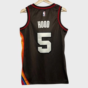 Nike Rodney Hood Portland Trail Blazers Brown NBA City Swingman Jersey 40 Small - Picture 1 of 7