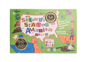 Nuevo - Juego The Scrambled States of America basado en libro de Laurie Keller EE. UU. - Imagen 1 de 6