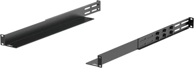 1U Universal Rack Mount Rails,4-Post Server Rack Shelf Rail with 20.9"-32" Adjus - Image 1 of 4