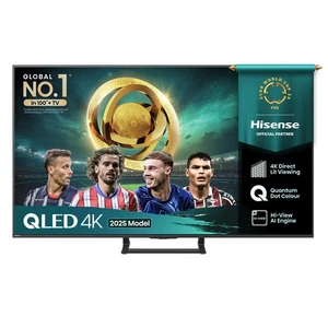 Hisense 55A7QTUK 139.7 cm 55" 3840 x 2160 pixels LED Smart TV Wi-Fi Black - Picture 1 of 1