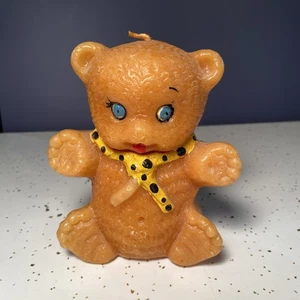 Vela de oso de peluche Treasure Master sin encender de colección - Imagen 1 de 10