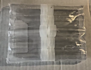 10 Round Dime Clear Plastic Coin Storage Tubes Lot w/ Screw Caps BCW- NEW - Picture 1 of 3