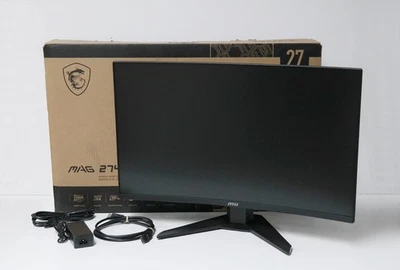 MSI MAG 274CQF 27" 2560 x 1440 (QHD) Curved Monitor - Image 1 of 4