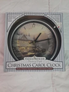 Thomas Kinkade Painter of Light Christmas Carol Uhr Victorian Christmas IV - Bild 1 von 4