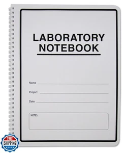 BookFactory Student Lab Notebook (Scientific Grid Format) - Standard No Carbo - Picture 1 of 5