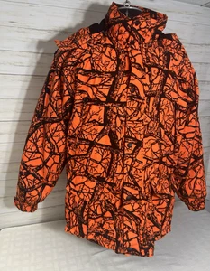 Cabela's Dry Plus Giacca da Caccia Uomo GRANDE Reg 4 in 1 Sicurezza Blaze Arancione Mimetico - Foto 1 di 22