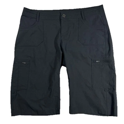 Kuhl Shorts Side Zip Cargo Drawstring Button Women’s Size 14 Ripstop Lightweight - Image 1 of 4