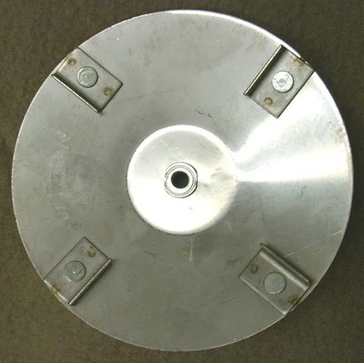 Placa de dispersión de ciervos de 1/4", redonda de 5", ahuecada, acero inoxidable y aluminio, motor... Foto 1 de 3