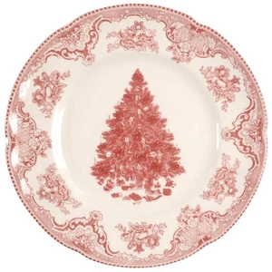 Johnson Brothers Old Britain Castles Pink Christmas Salad Plate 8599512 - Picture 1 of 1