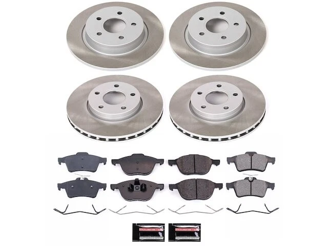 Kit de pastillas de freno y rotor delanteras y traseras para Volvo C30 SY183FF 2012-2013 Foto 1 de 1