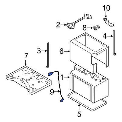 For Nissan Maxima 2004-2007 Nissan 240808Y100 Battery Cable - Imagem 1 de 2