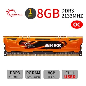 G.Skill Ares 8GB DDR3 OC 2133MHz PC3-17000U Overclocking Desktop XMP Memory RAM - Picture 1 of 5