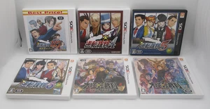 3DS Gyakuten Saiban 123 4 5 6 & Daigyakuten 1 & 2 6Games Japan Ace Attorney - Picture 1 of 10