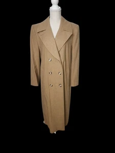 Pendleton Vintage Größe 10 Schurwolle hellbraun Trenchcoat Mantel Made in USA - Bild 1 von 8